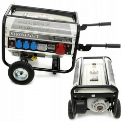 AGREGAT PRĄDOTWÓRCZY GENERATOR PRĄDU 2500W 12/230/380V NA KÓLKACH KRAF&DELE