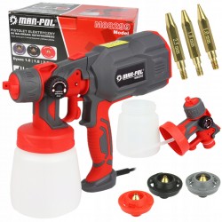 ELEKTRYCZNY PISTOLET NATRYSKOWY DO MALOWANIA AGREGAT MALARSKI 3-DYSZE 88299