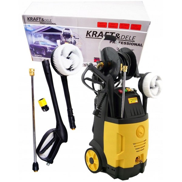 KRAFT&DELE ZESTAW MYJKA CIŚNIENIOWA WYSOKOCIŚNIENIOWA ELEKTRYCZNA 2000W 435 KRAFT&DELE ZESTAW MYJKA CIŚNIENIOWA WYSOKOCIŚNIENIOWA ELEKTRYCZNA 2000W 435