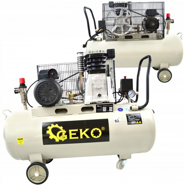GEKO KOMPRESOR OLEJOWY SPRĘŻARKA 100L TYP Z BIG 1 CYLINDROWY 9 BAR 2 TŁOKI GEKO KOMPRESOR OLEJOWY SPRĘŻARKA 100L TYP Z BIG 1 CYLINDROWY 9 BAR 2 TŁOKI