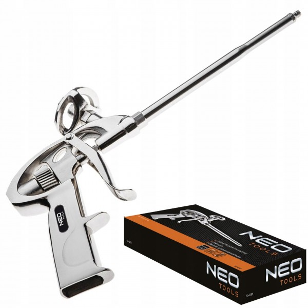 NEO PISTOLET WYCISKACZ DO PIANKI MONTAŻOWEJ Z ALUMINIUM STAL TEFLON 61-012 NEO PISTOLET WYCISKACZ DO PIANKI MONTAŻOWEJ Z ALUMINIUM STAL TEFLON 61-012