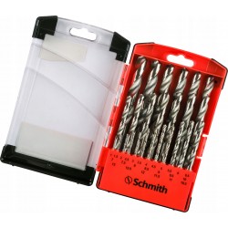 SCHMITH ZESTAW WIERTEŁ WIERTŁA DO METALU STALI HSS 25szt WIERTŁO 1-13mm