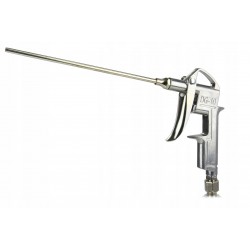 PISTOLET DO PRZEDMUCHIWANIA Z RURKĄ + WYMIENNE KOŃCÓWKI ALUMINIUM M80707A