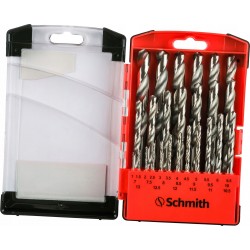 SCHMITH ZESTAW WIERTEŁ WIERTŁA DO METALU STALI HSS 25szt WIERTŁO 1-13mm