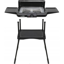 GRILL ELEKTRYCZNY STOJĄCY 2000W 36 X 22,5CM PÓŁKA LUND 67423 REGULACJA