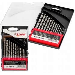 SCHMITH ZESTAW WIERTEŁ DO METALU HSS STALI TWORZYW 13SZT WIERTŁA 1,5-6,5MM