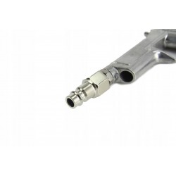 PISTOLET DO PRZEDMUCHIWANIA Z RURKĄ + WYMIENNE KOŃCÓWKI ALUMINIUM M80707A