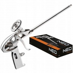 NEO PISTOLET WYCISKACZ DO PIANKI MONTAŻOWEJ Z ALUMINIUM STAL TEFLON 61-012