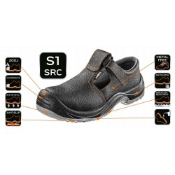 NEO SANDAŁY PÓŁBUTY BUTY ROBOCZE SKÓRZANE S1 SRC 82-070 ROZMIAR 46 82-070