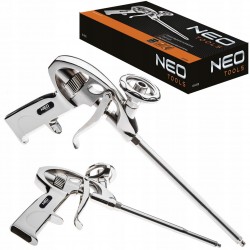 NEO PISTOLET WYCISKACZ DO PIANKI MONTAŻOWEJ Z ALUMINIUM STAL TEFLON 61-012