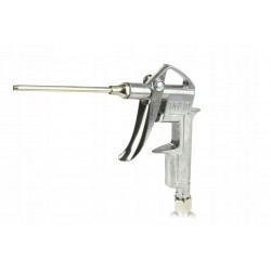 PISTOLET DO PRZEDMUCHIWANIA Z RURKĄ + WYMIENNE KOŃCÓWKI ALUMINIUM M80707A