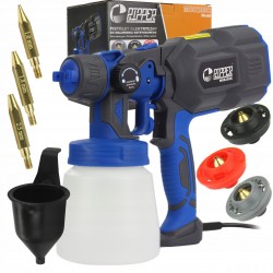 ELEKTRYCZNY PISTOLET NATRYSKOWY DO MALOWANIA AGREGAT MALARSKI 3DYSZE 88299R