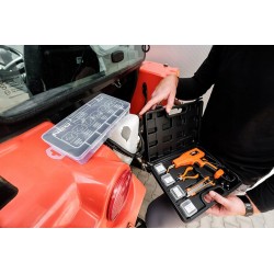 NEO ZSZYWKI DO PLASTIKU ZESTAW SZYWEK 600 SZT. 6 RODZAJÓW ORGANIZER 19-159