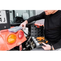 NEO ZSZYWKI DO PLASTIKU ZESTAW SZYWEK 600 SZT. 6 RODZAJÓW ORGANIZER 19-159