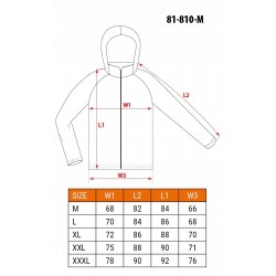 NEO KURTKA PRZECIWDESZCZOWA PU/PVC EN 343 KAPTUR 81-810 ROZMIAR 3XL/58