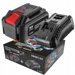 GRAPHITE ZESTAW AKUMULATOR 4Ah BATERIA LI-ION 58GE132 + ŁADOWARKA ENERGY+
