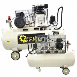 GEKO KOMPRESOR OLEJOWY SPRĘŻARKA 100L TYP Z BIG 1 CYLINDROWY 9 BAR 2 TŁOKI