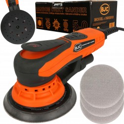 SZLIFIERKA MIMOŚRODOWA OSCYLACYJNA 150MM 350W 4000-10000 OBR BJC +3 TARCZE