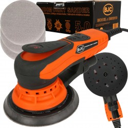SZLIFIERKA MIMOŚRODOWA OSCYLACYJNA 150MM 350W 4000-10000 OBR BJC +3 TARCZE