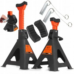 PODSTAWKI KOBYŁKI WARSZTATOWE 6T 400-580mm PODWÓJNA BLOKADA BJC 2SZT M80101