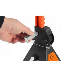 PODSTAWKI KOBYŁKI WARSZTATOWE 6T 400-580mm PODWÓJNA BLOKADA BJC 2SZT M80101