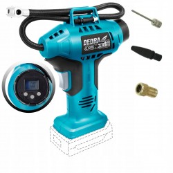 DEDRA KOMPRESOR PISTOLETOWY AKUMULATOROWY 18V SAS+ALL LCD DED7078LCD