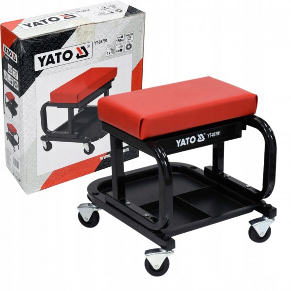 YATO TABORET WARSZTATOWY Z SZUFLADĄ NA KÓŁKACH OBITY WINYLEM YT-08791 YATO TABORET WARSZTATOWY Z SZUFLADĄ NA KÓŁKACH OBITY WINYLEM YT-08791