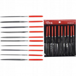 YATO ZESTAW KOMPLET PILNIKÓW IGLAKÓW PILNIKI IGLAKI 10CZ 180MM YT-6165