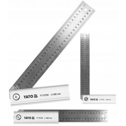 YATO KĄTOWNIK NASTAWNY WARSZTATOWY Z NIERDZEWNĄ LISTWĄ 300X160MM YT-70794