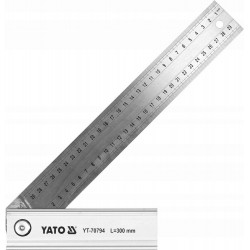 YATO KĄTOWNIK NASTAWNY WARSZTATOWY Z NIERDZEWNĄ LISTWĄ 300X160MM YT-70794