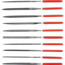 YATO ZESTAW KOMPLET PILNIKÓW IGLAKÓW PILNIKI IGLAKI 10CZ 180MM YT-6165