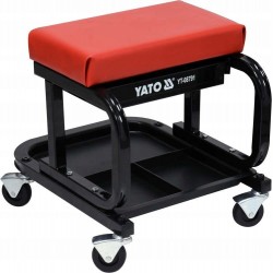 YATO TABORET WARSZTATOWY Z SZUFLADĄ NA KÓŁKACH OBITY WINYLEM YT-08791