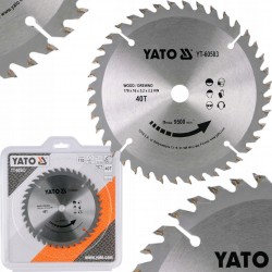 YATO TARCZA WIDIOWA DO DREWNA DREWNOPOCHODNYCH 170x16mm 40 ZĘBÓW YT-60583