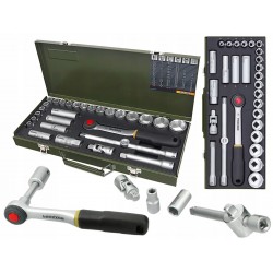 PROXXON ZESTAW DLA MECHANIKÓW 8 – 34MM 29 CZĘŚCI GRZECHOTKA NASADKIPR23000