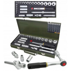 PROXXON ZESTAW DLA MECHANIKÓW 8 – 34MM 29 CZĘŚCI GRZECHOTKA NASADKIPR23000