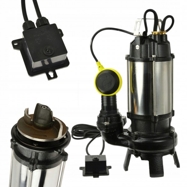 GEKO POMPA ZATAPIALNA DO SZAMBA Z MŁYNKIEM 1100W 1.1KW PREMIUM G81445 GEKO POMPA ZATAPIALNA DO SZAMBA Z MŁYNKIEM 1100W 1.1KW PREMIUM G81445