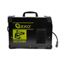 GEKO SPAWARKA 3w1 20-220A LCD MIG/TIG/MMA-220 +OSPRZĘT + MASKA G80096