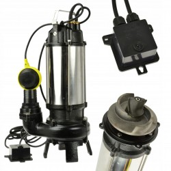 GEKO POMPA ZATAPIALNA DO SZAMBA Z MŁYNKIEM 1.5KW 1500W PREMIUM G81446