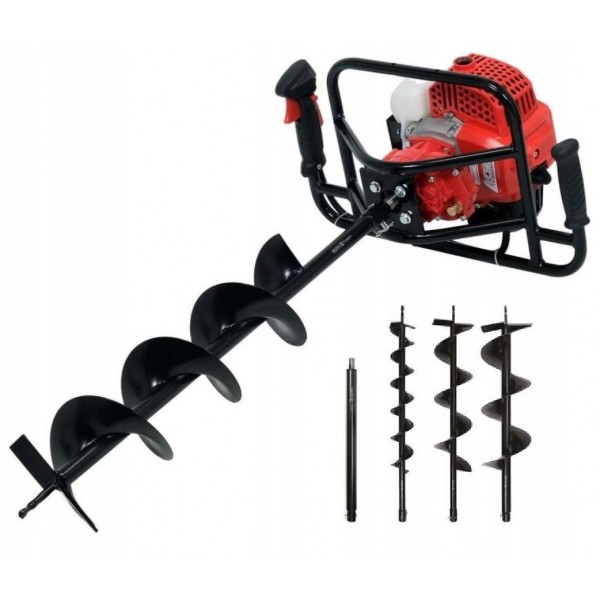 YATO ŚWIDER WIERTNICA SPALINOWA 1,5KW 3 WIERTŁA 100 150 200mm + PRZEDŁUŻKA YATO ŚWIDER WIERTNICA SPALINOWA 1,5KW 3 WIERTŁA 100 150 200mm + PRZEDŁUŻKA