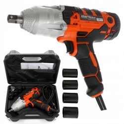 KLUCZ ELEKTRYCZNY UDAROWY DO KÓŁ 720Nm 1/2" 2200W WALIZKA +4 NASADKI KD1556