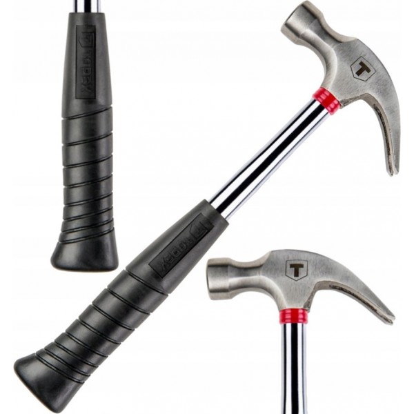 TOPEX MŁOTEK STOLARSKI 450 G, TRZONEK METALOWY WBIJANIA GWOŻDZI 02A706 TOPEX MŁOTEK STOLARSKI 450 G, TRZONEK METALOWY WBIJANIA GWOŻDZI 02A706