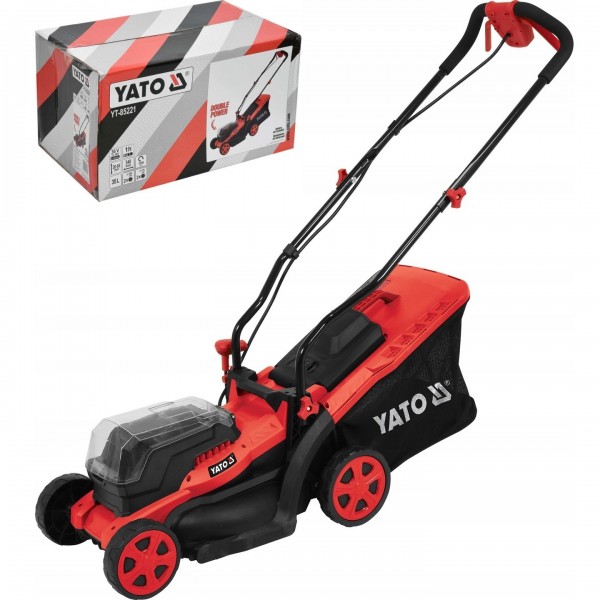 YATO KOSIARKA AKUMULATOROWA DO TRAWY MOCNA 34cm 35L REGULACJA 36V YT-85221