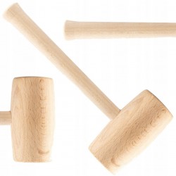 TOPEX MŁOTEK DREWNIANY OKRĄGŁY DO PODBIJANIA 70 MM TRZONEK DREWNIANY 02A057