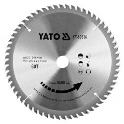 YATO TARCZA WIDIOWA DO DREWNA DLA YT-82150 190X60TX20MM WĘGLIK YT-60636