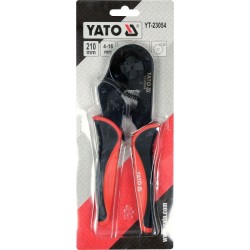 YATO ZACISKARKA SZCZYPCE 210mm SAMONASTAWNE DO KONEKTORÓW TULEJEK 4-16 mm2