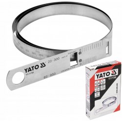 YATO STALOWA TAŚMA DO POMIARU ŚREDNICY OBWODU 60-950 MM NIERDZEWNA YT-71700