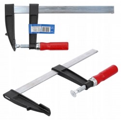 VOREL UCHWYT ŚCISK STOLARSKI 300X120MM ŻELIWNY DREWNIANA RĘKOJEŚĆ 37430