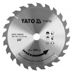 YATO TARCZA PIŁA WIDIOWA DLA YT-82175 DO DREWNA 305X24TX30MM YT-60782