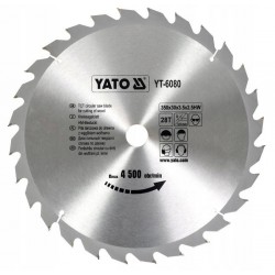 YATO TARCZA PIŁA TARCZOWA WIDIOWA DO CIĘCIA DREWNA 350X28TX30 MM YT-6080