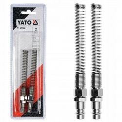 YATO STALOWE SZYBKOZŁĄCZE M ZE SPRĘZYNĄ NA WĄŻ 5X8MM 2 SZTUKI YT-24102